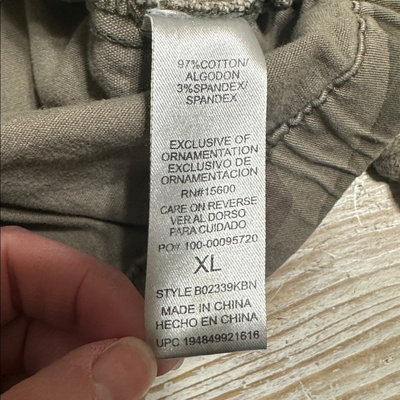 Democracy Women's Retro Bomber Utility Coat Zip/Snap Front Light Camo Jacket XL - Picture 6 of 8